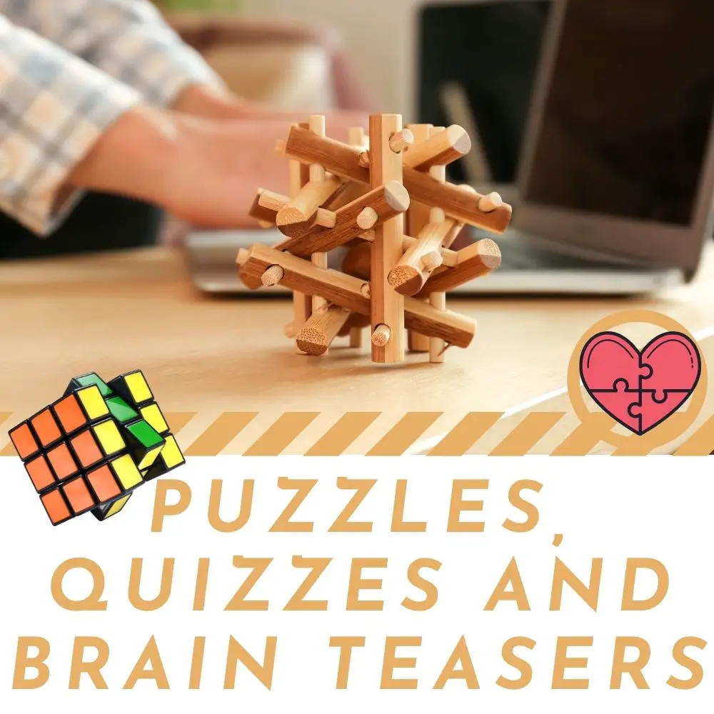 Puzzles, Quizzes and Brain Teasers as a Passion and Hobby I Love IT